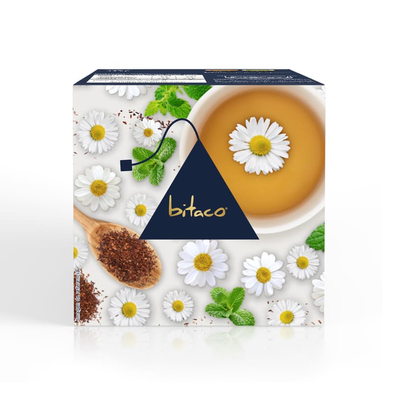 Bitaco Aromática Chamomile Flower Mint - Caja x 10 sobres