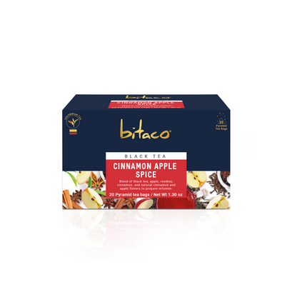 Bitaco Té Negro Cinnamon Apple Spice - Caja x 20 sobres