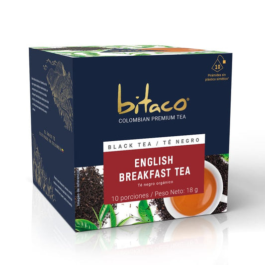 Bitaco Té Negro English Breakfast - Caja x 10 sobres
