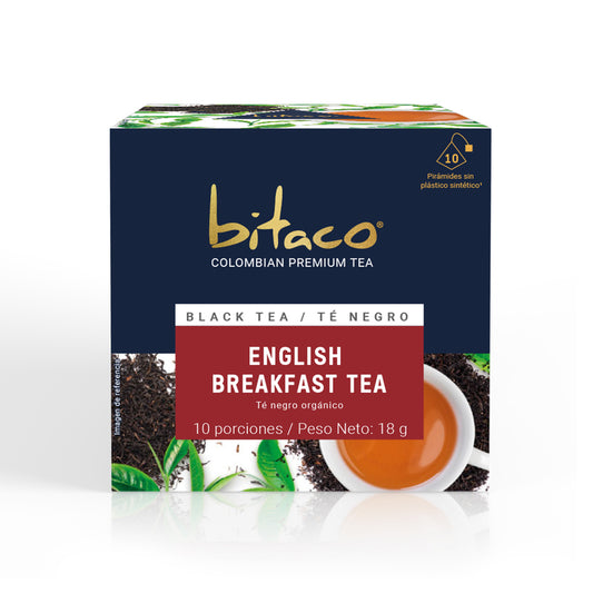 Bitaco Té Negro English Breakfast - Caja x 10 sobres