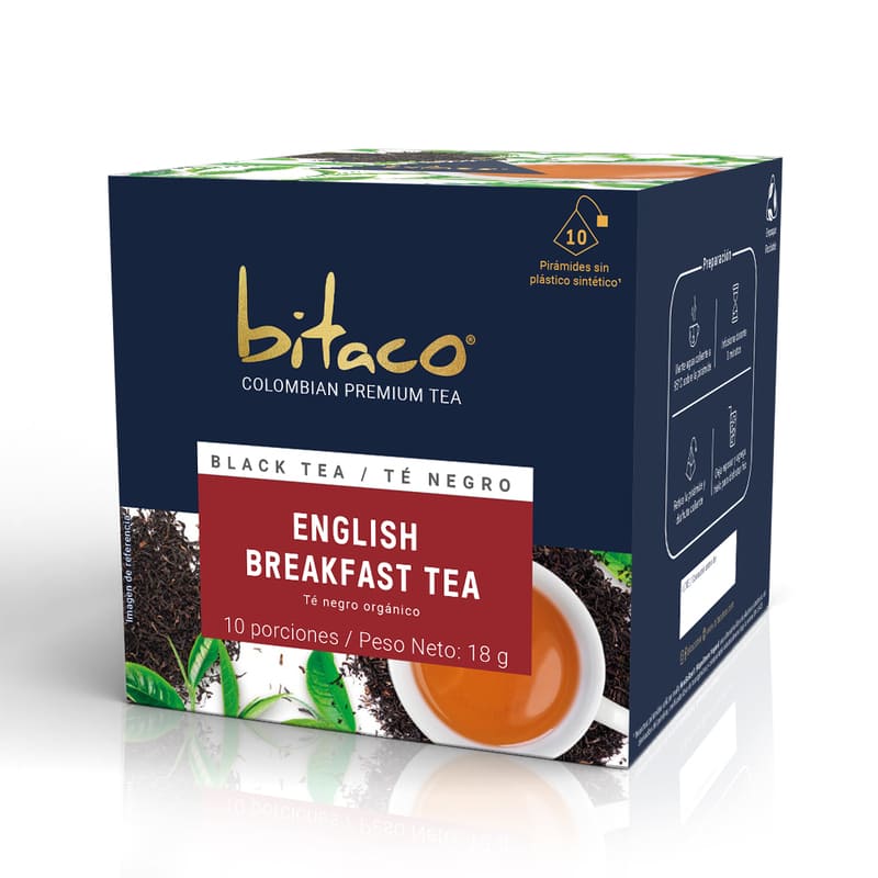Bitaco Té Negro English Breakfast - Caja x 10 sobres