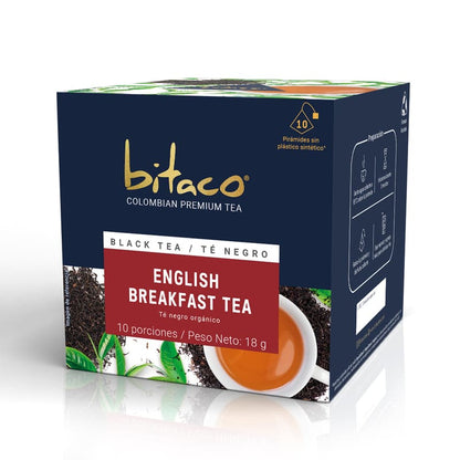 Bitaco Té Negro English Breakfast - Caja x 10 sobres