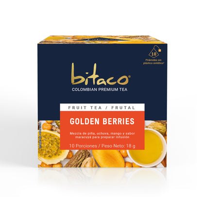 Bitaco Frutal Golden Berries - Caja x 10 sobres