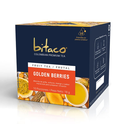Bitaco Frutal Golden Berries - Caja x 10 sobres