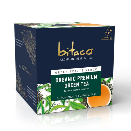 Bitaco Té Verde Organic Premium  - Caja x 10 sobres