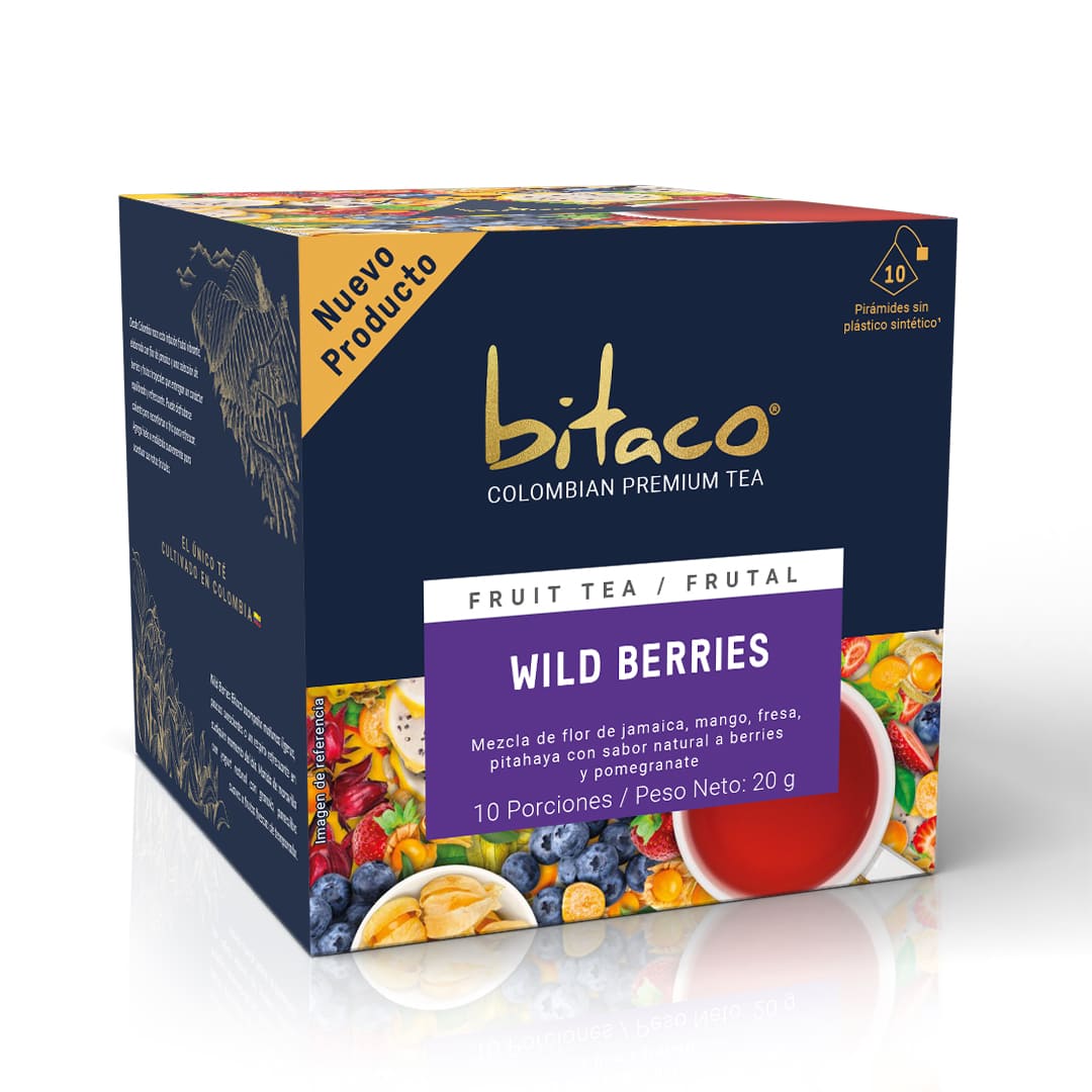 Bitaco Infusión Frutal Wild Berries - Caja x 10 sobres