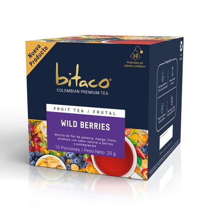 Bitaco Infusión Frutal Wild Berries - Caja x 10 sobres
