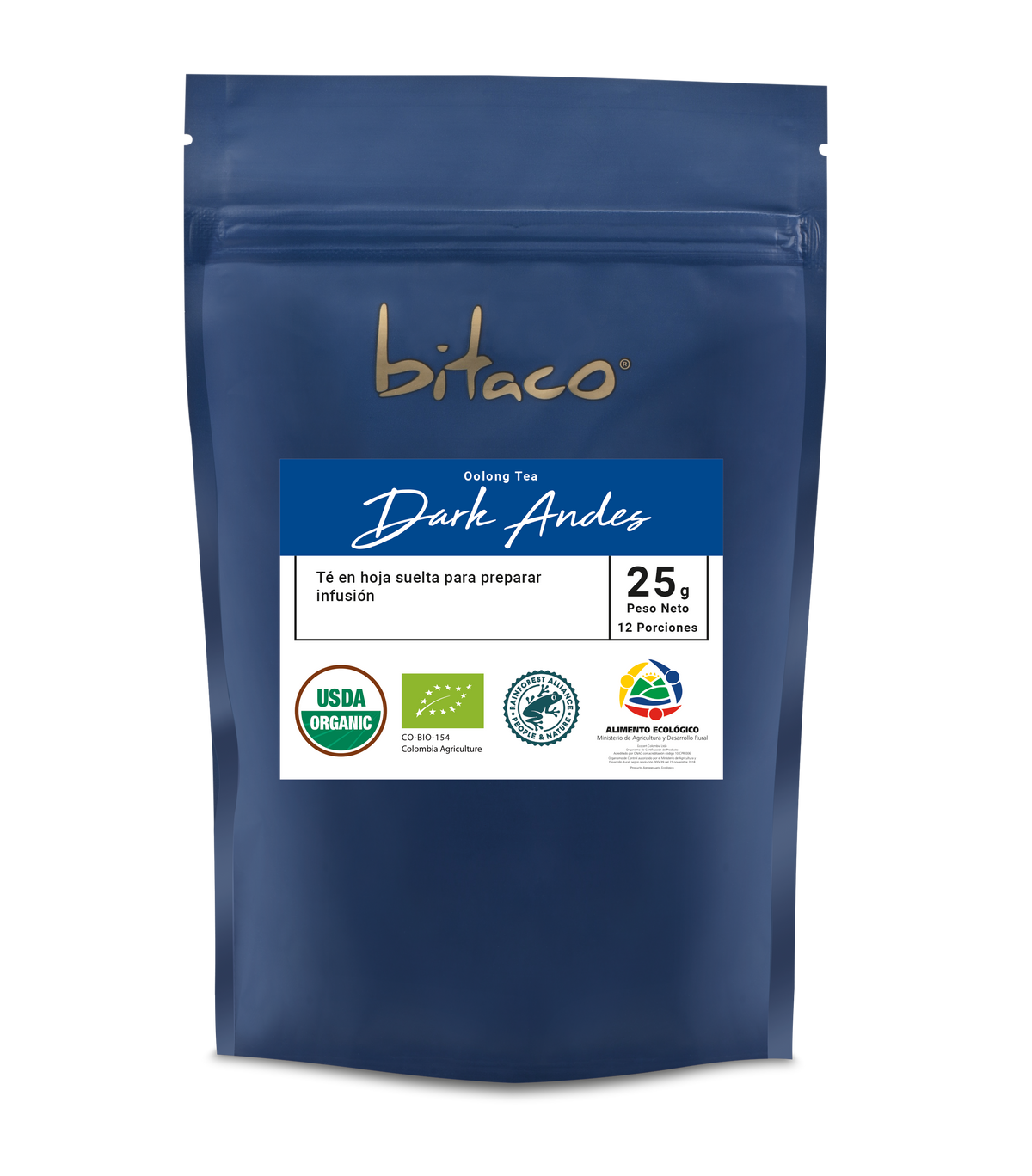 Bitaco Té Oolong Dark Andes x 25 g